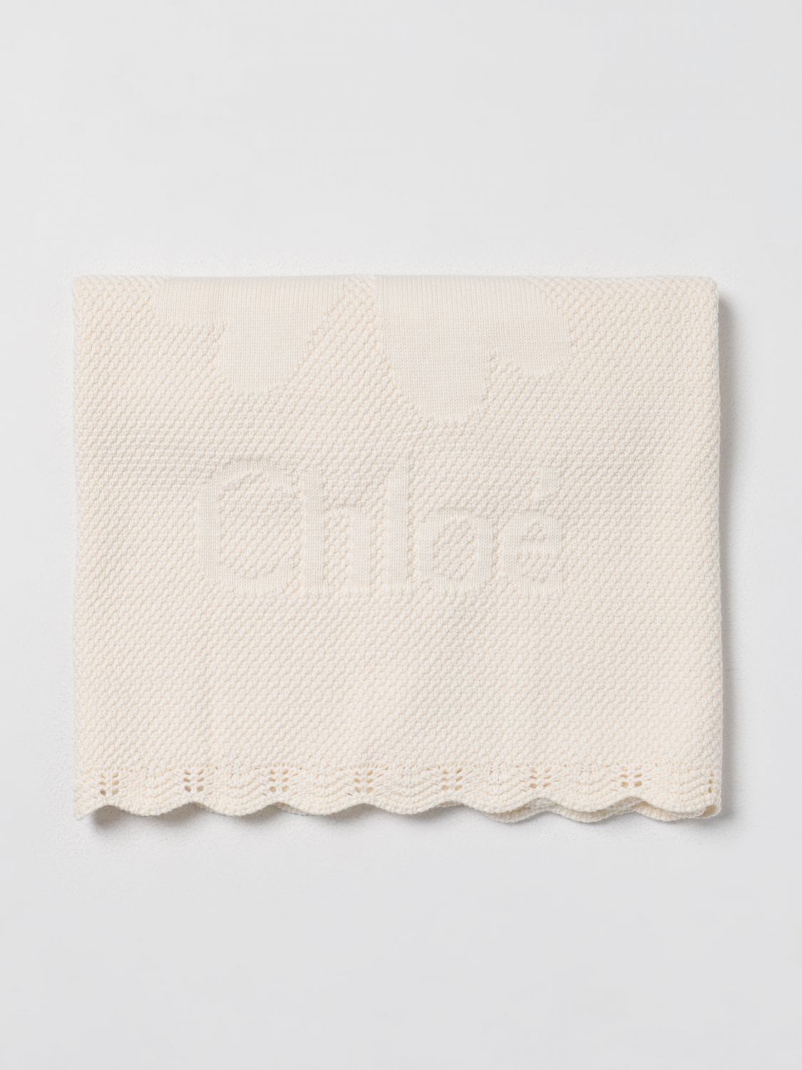 Chloé Blanket CHLOÉ Kids colour Yellow Cream