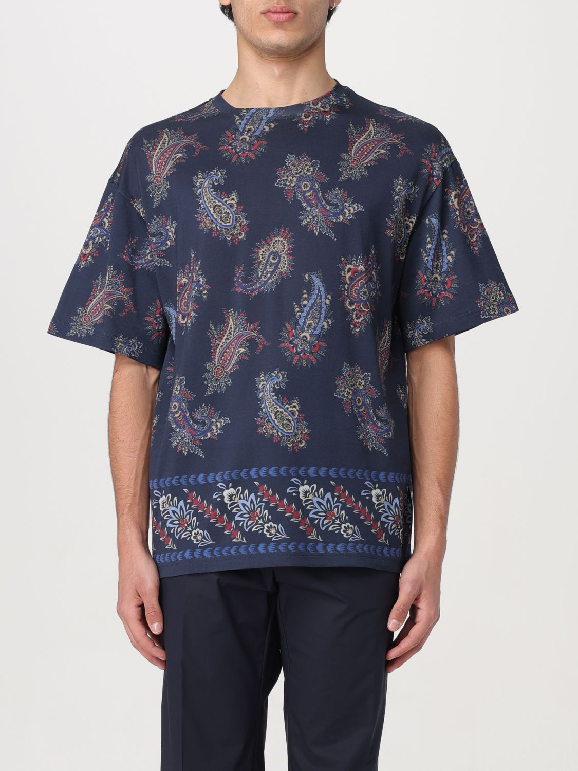 Etro T-Shirt ETRO Men colour Blue