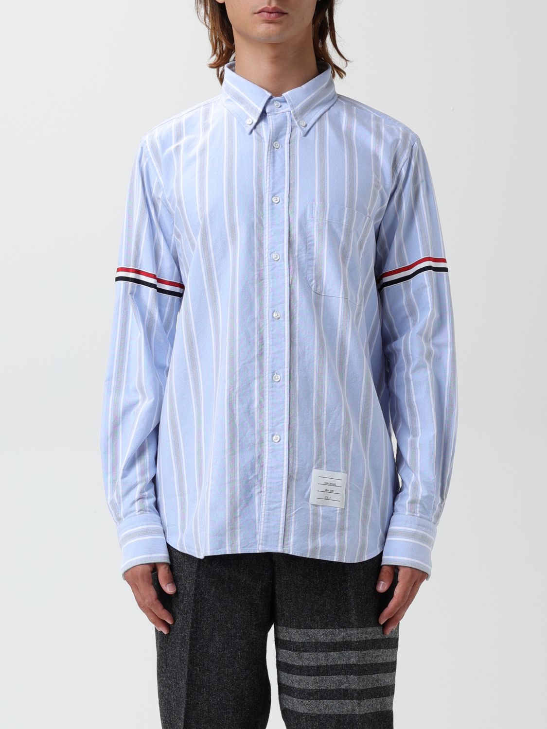 Thom Browne Shirt THOM BROWNE Men colour Gnawed Blue