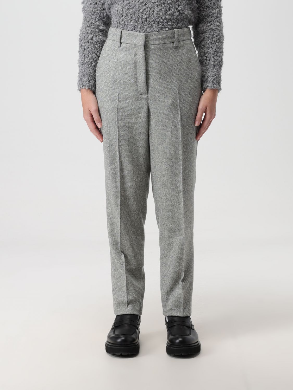 Incotex Trousers INCOTEX Woman colour Grey