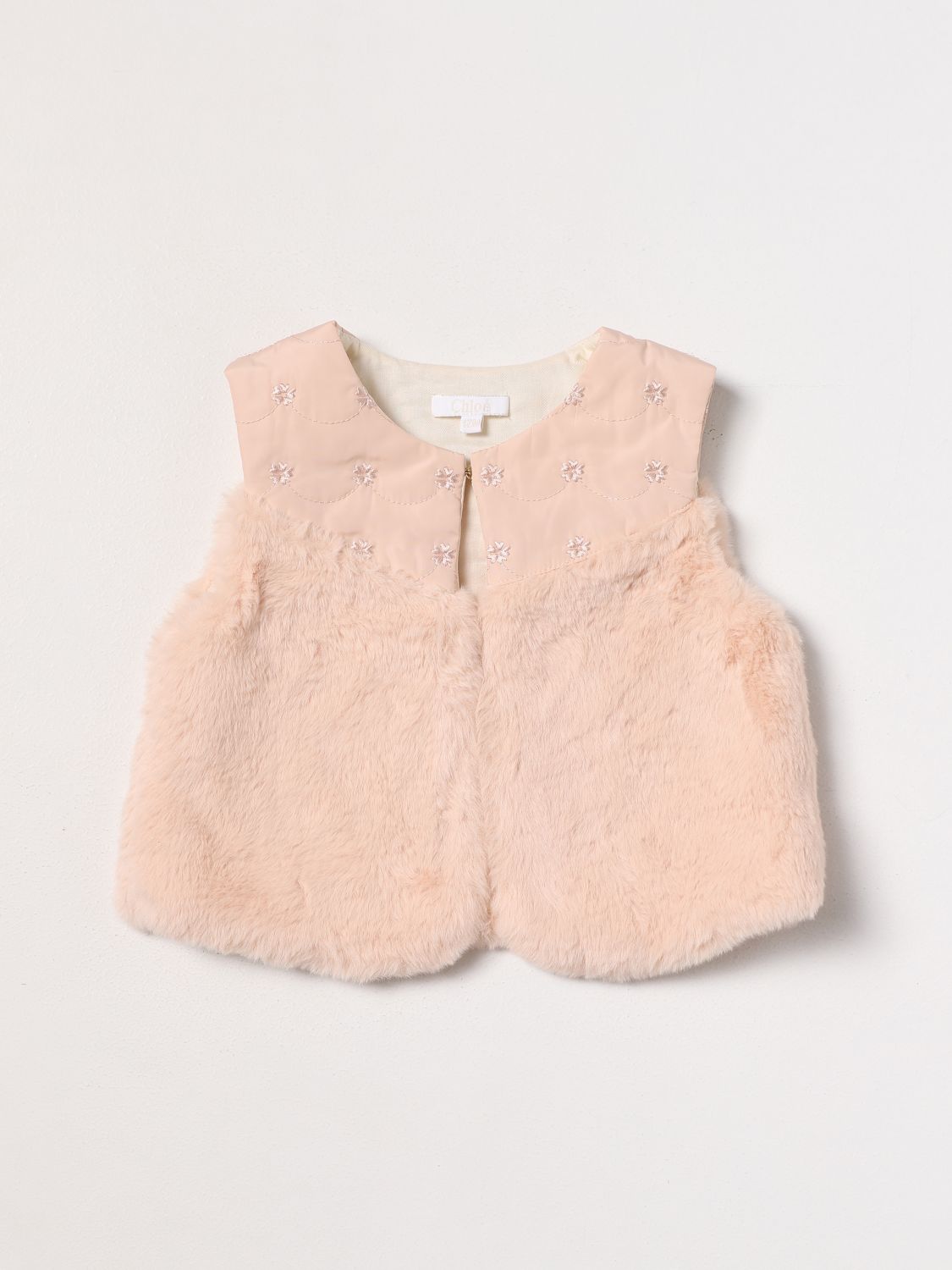 Chloé Vestcoat CHLOÉ Kids colour Pink