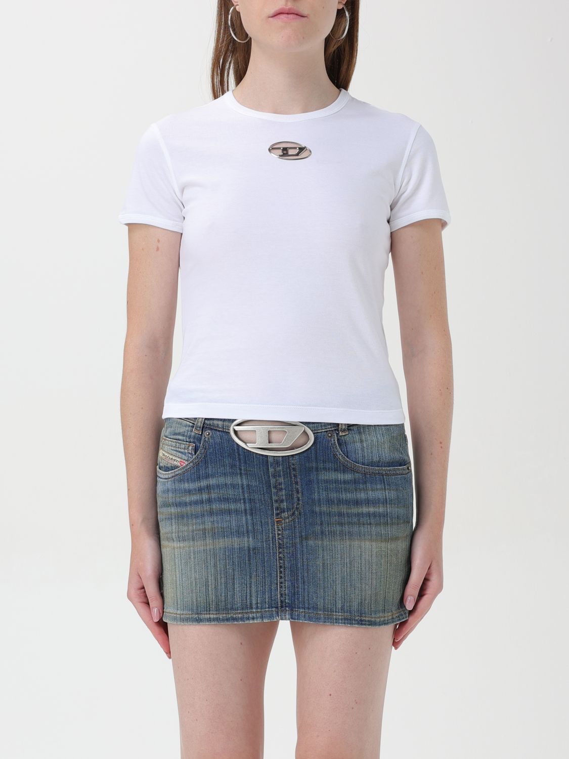 Diesel T-Shirt DIESEL Woman color White