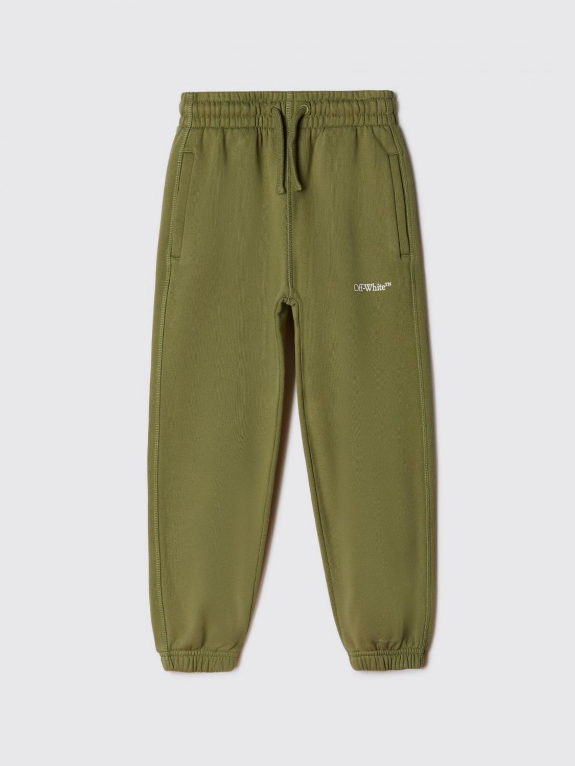 OFF-WHITE Trousers OFF-WHITE Kids colour Military