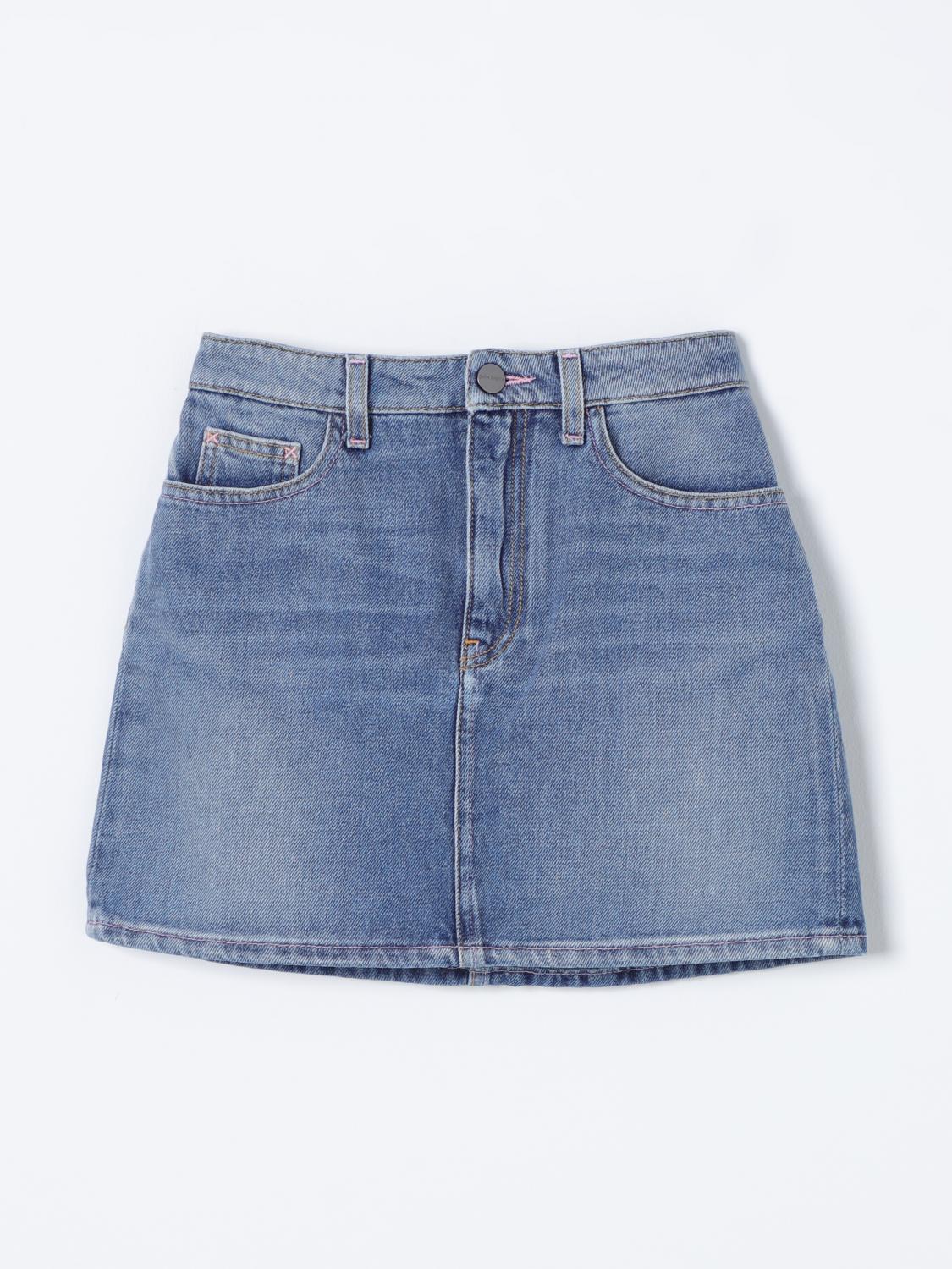 Palm Angels Kids Skirt PALM ANGELS KIDS Kids color Denim