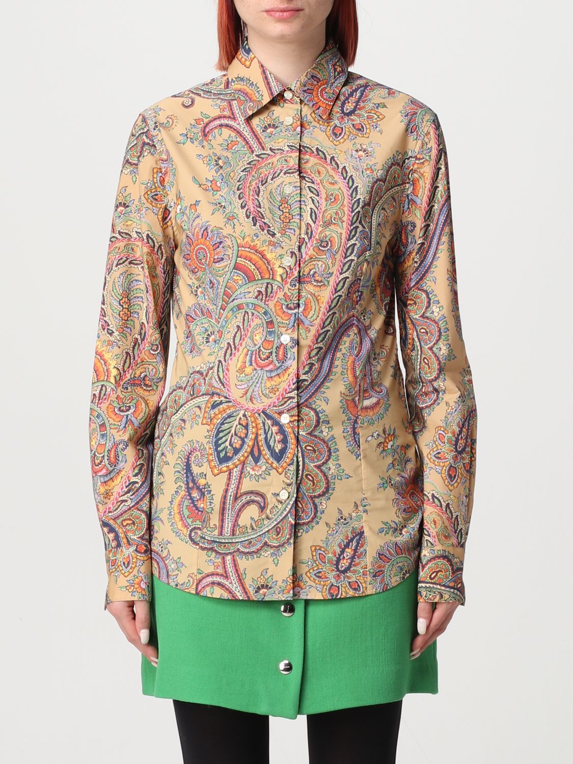 Etro Shirt ETRO Woman colour Camel