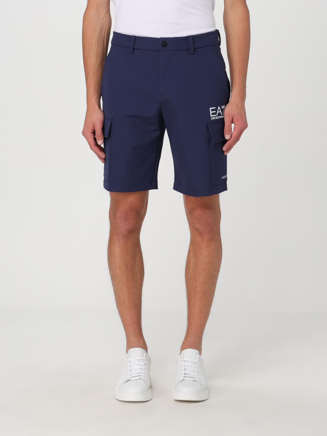 EA7 Short EA7 Men color Blue