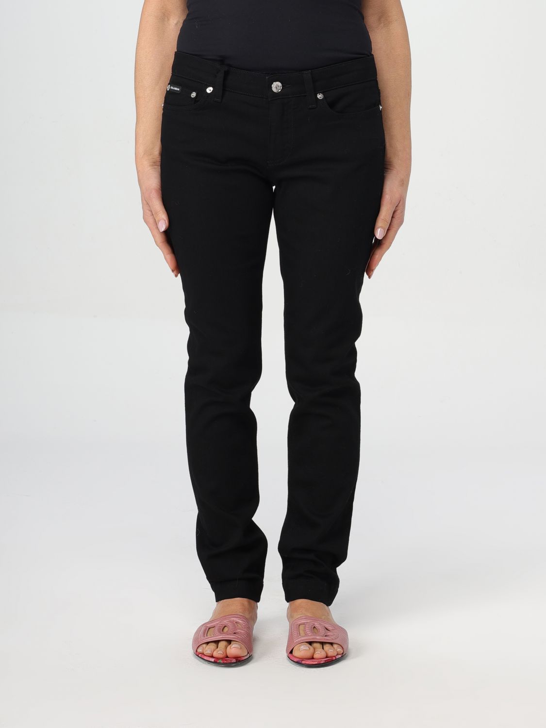 Dolce & Gabbana Jeans DOLCE & GABBANA Woman colour Black