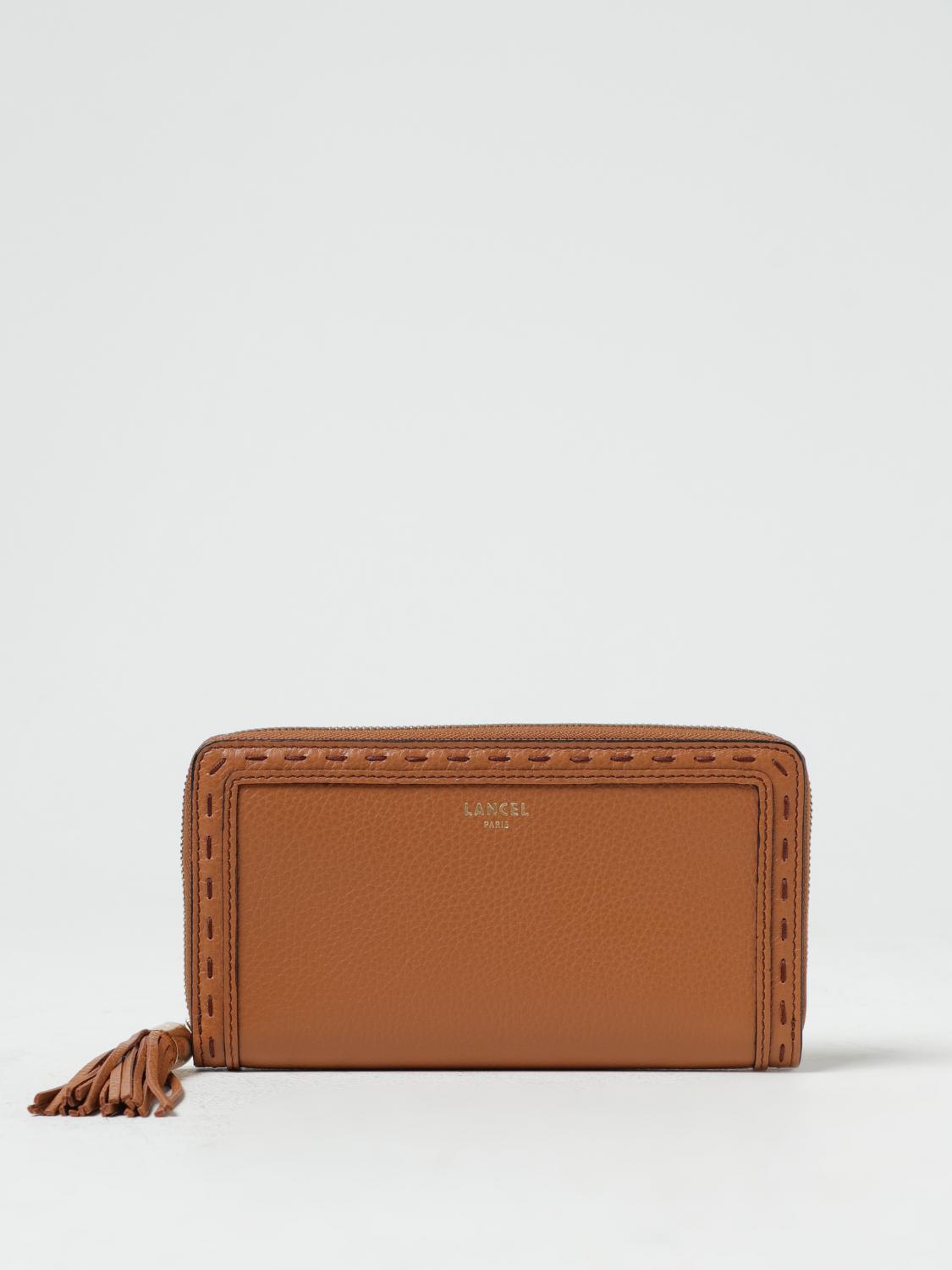 Lancel Wallet LANCEL Woman colour Camel