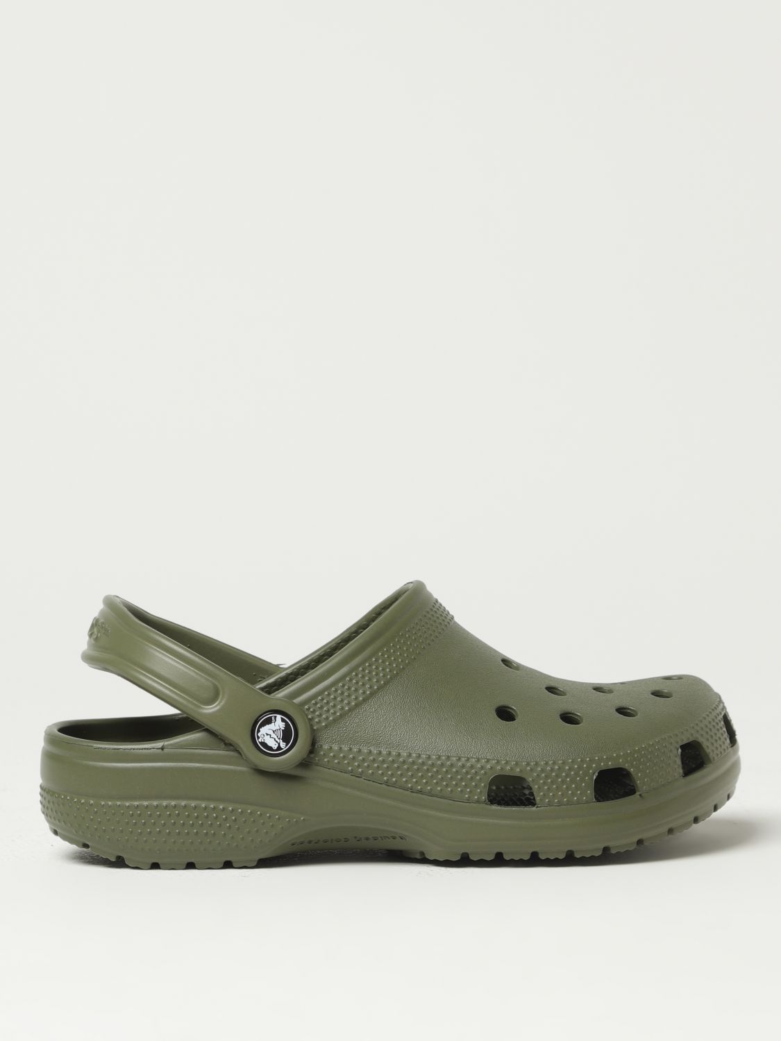 Crocs Flat Shoes CROCS Woman colour Military