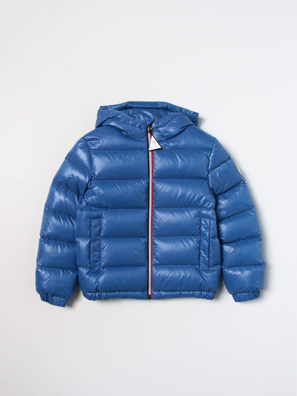 Moncler Jacket MONCLER Kids colour Gnawed Blue