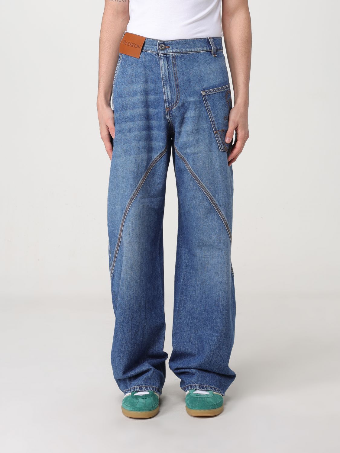 Jw Anderson Jeans JW ANDERSON Men colour Denim