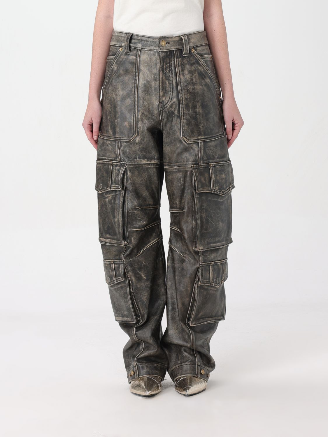 Golden Goose Trousers GOLDEN GOOSE Woman colour Dark