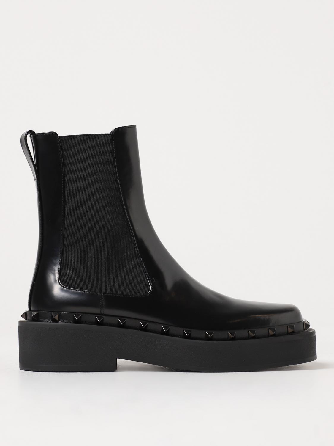 VALENTINO GARAVANI Flat Ankle Boots VALENTINO GARAVANI Woman colour Black