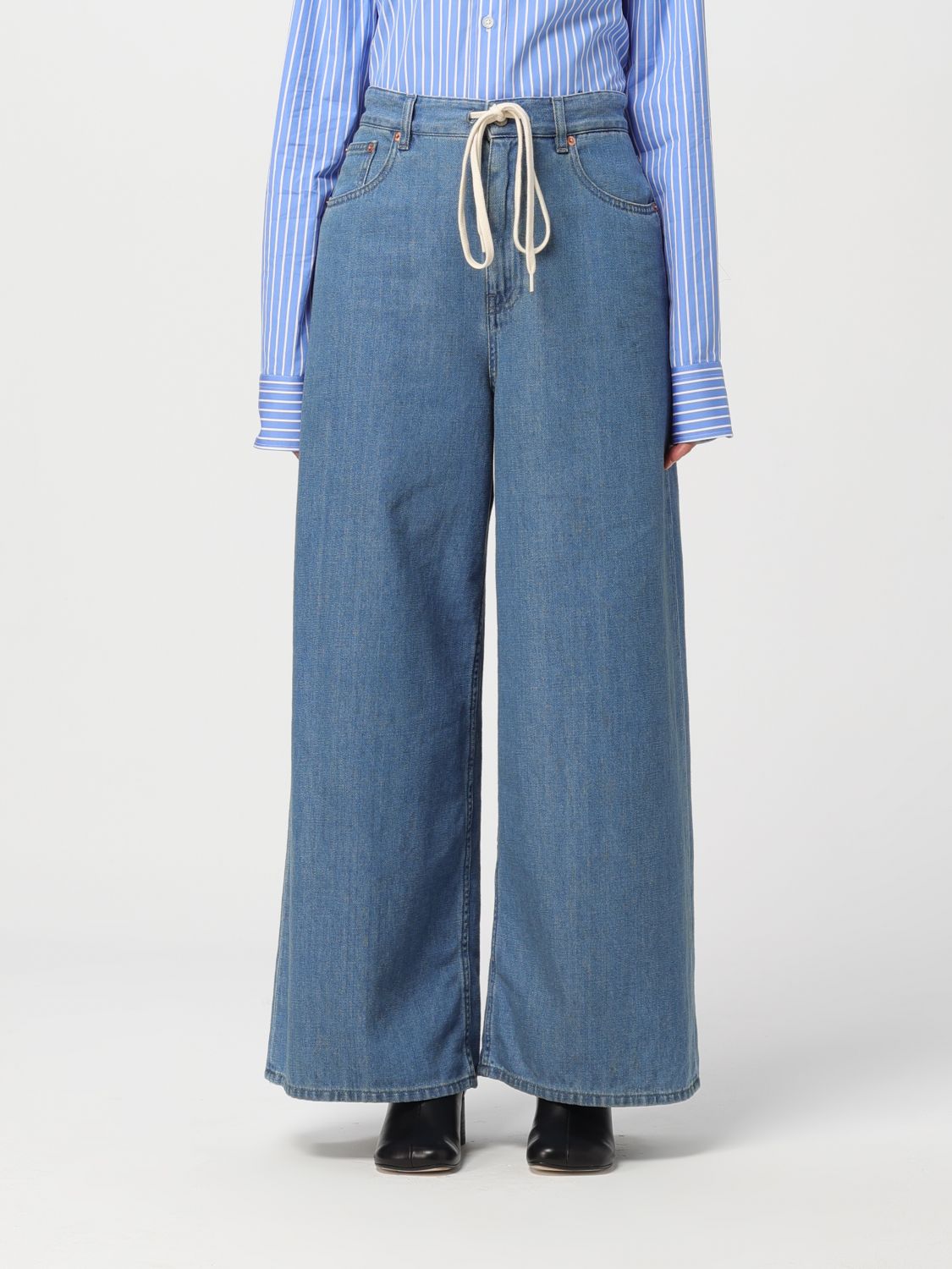 MM6 Maison Margiela Trousers MM6 MAISON MARGIELA Woman colour Blue