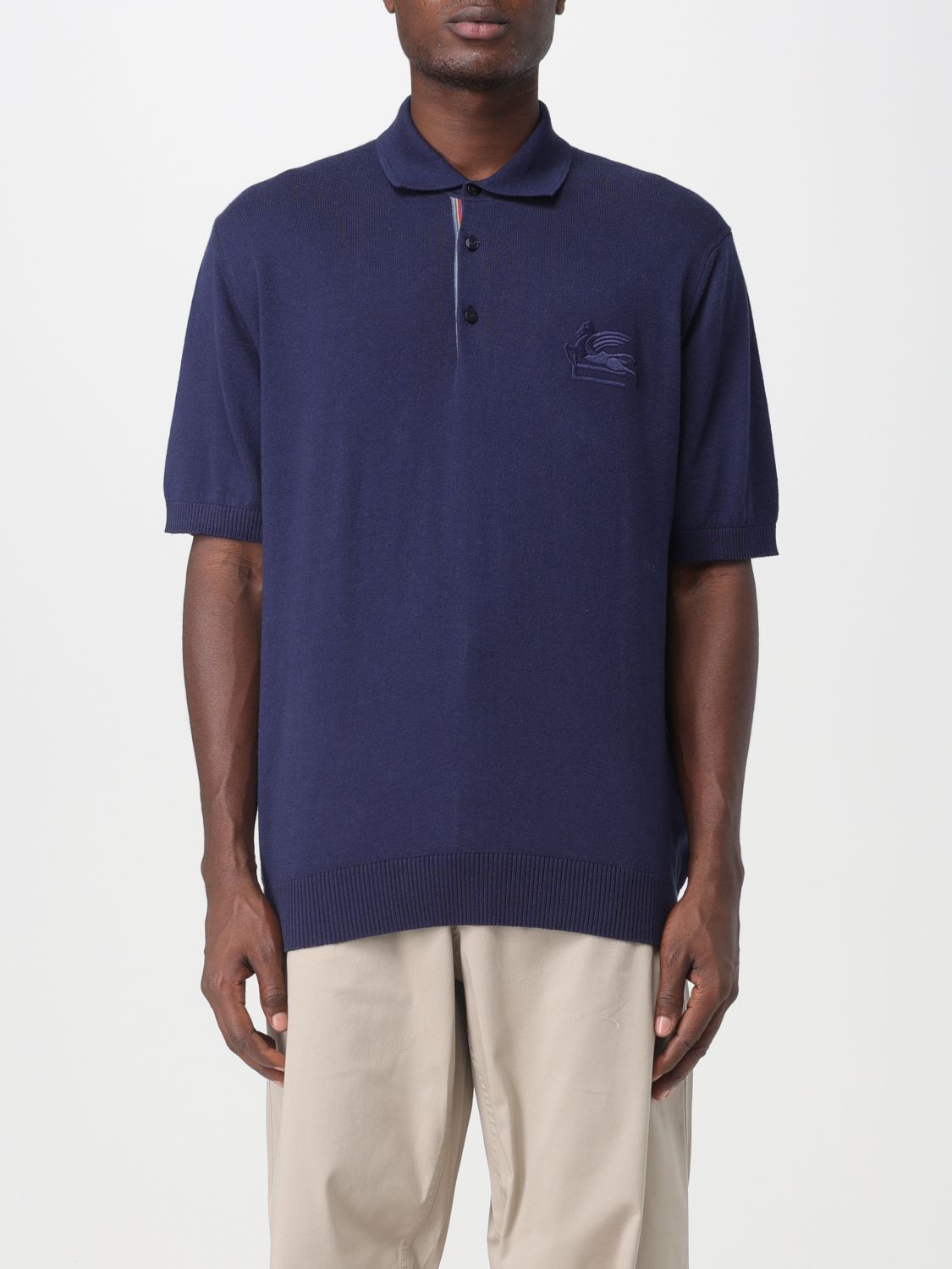 Etro Polo Shirt ETRO Men colour Blue