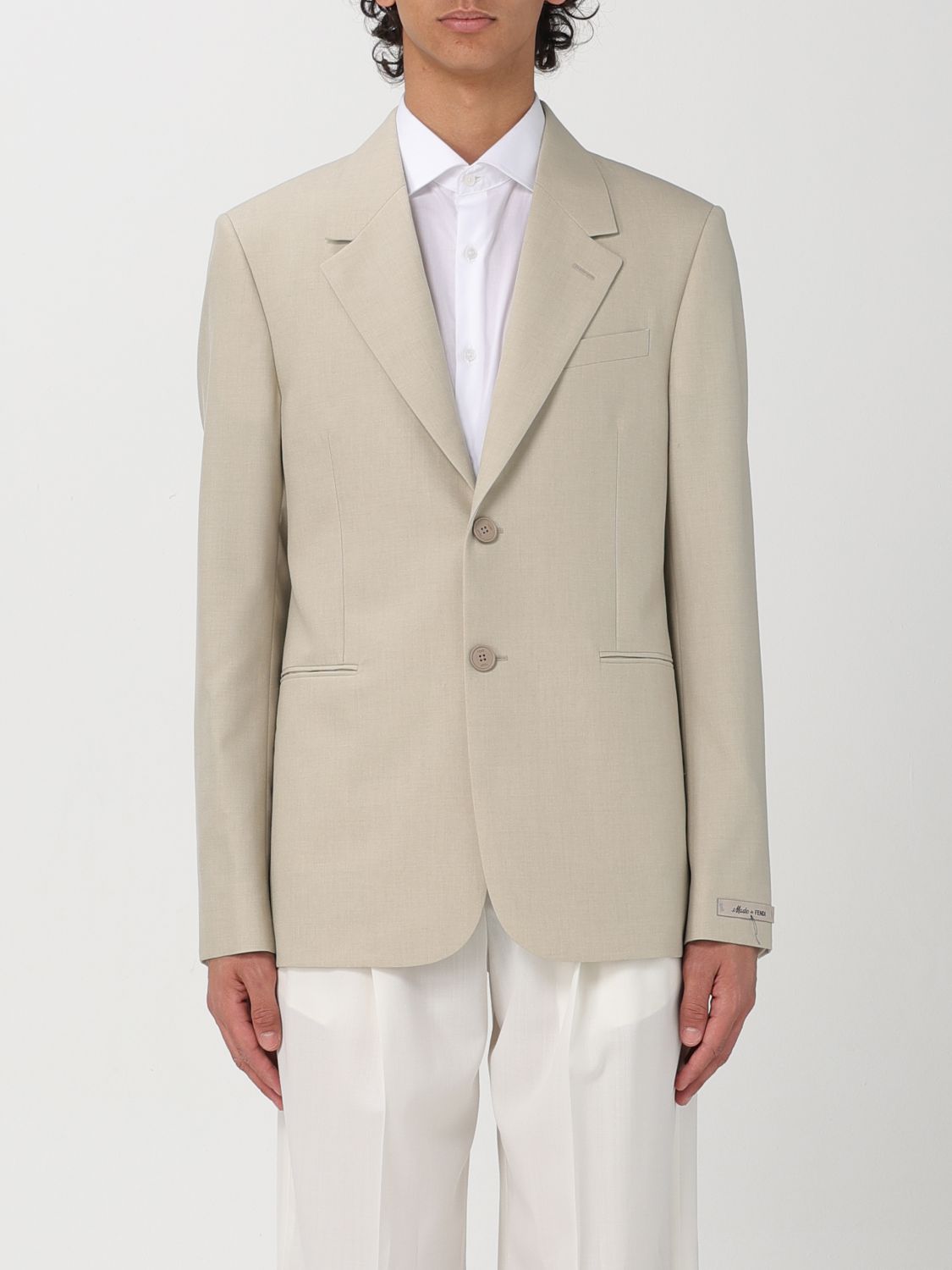 FENDI Blazer FENDI Men colour Butter