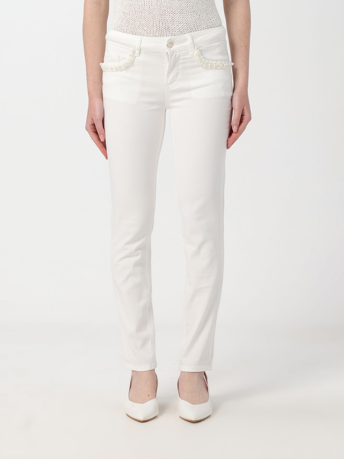 Liu Jo Trousers LIU JO Woman colour White