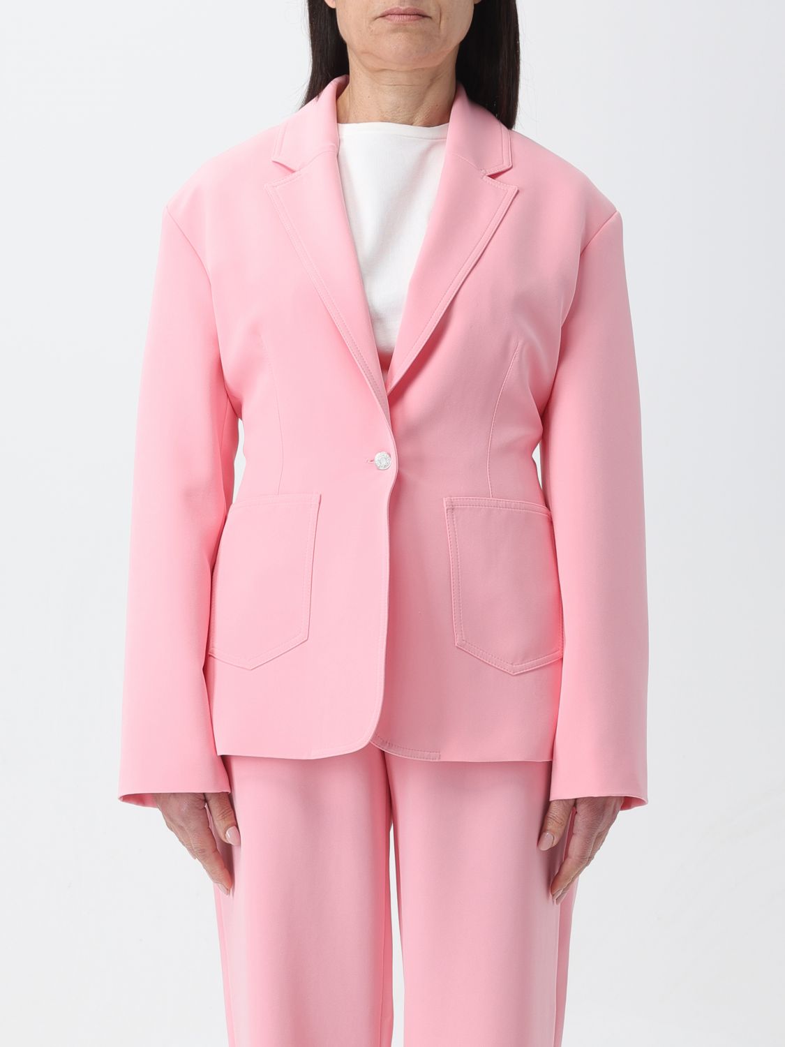 Moschino Jeans Blazer MOSCHINO JEANS Woman colour Pink