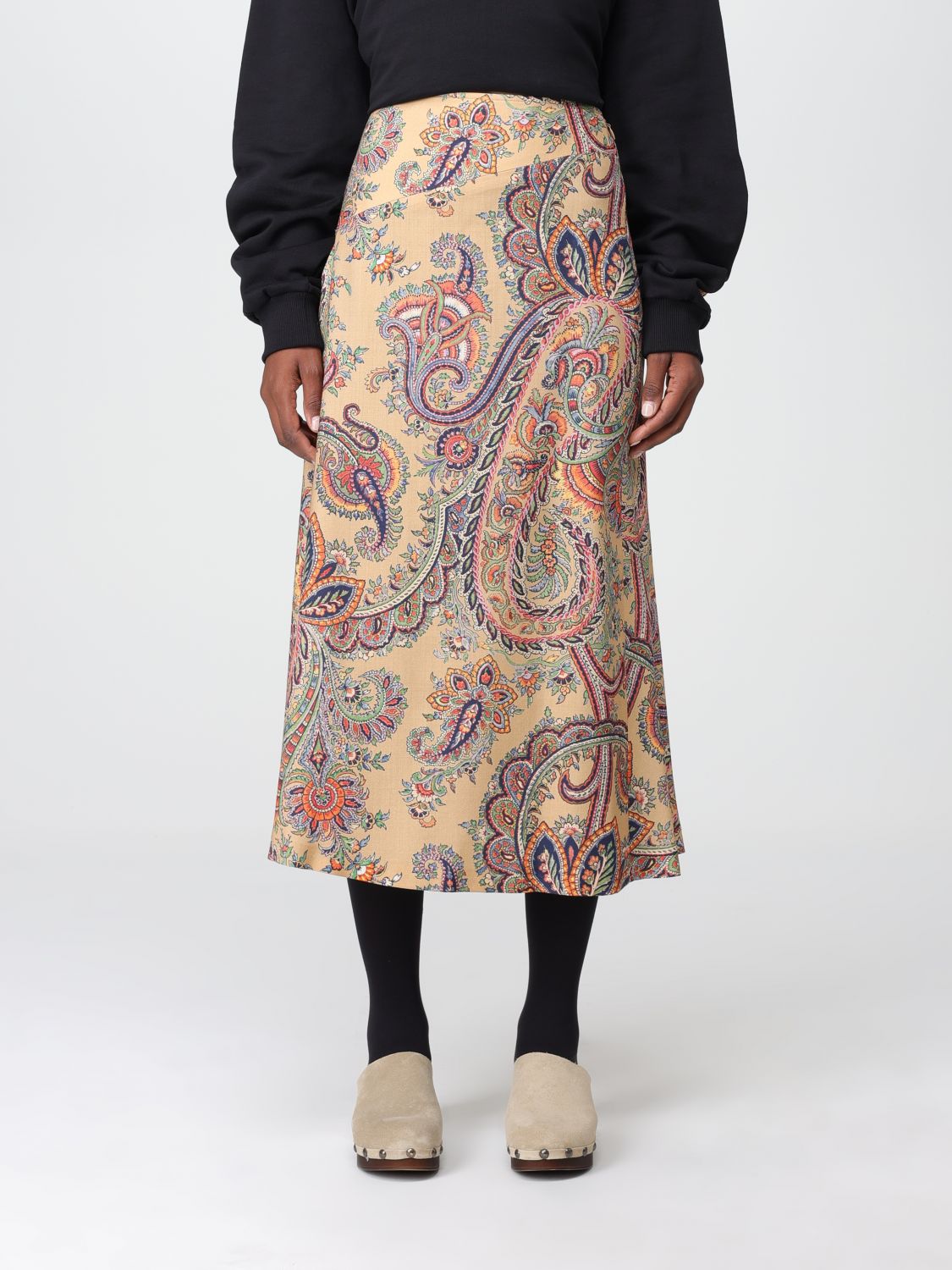 Etro Skirt ETRO Woman colour Beige