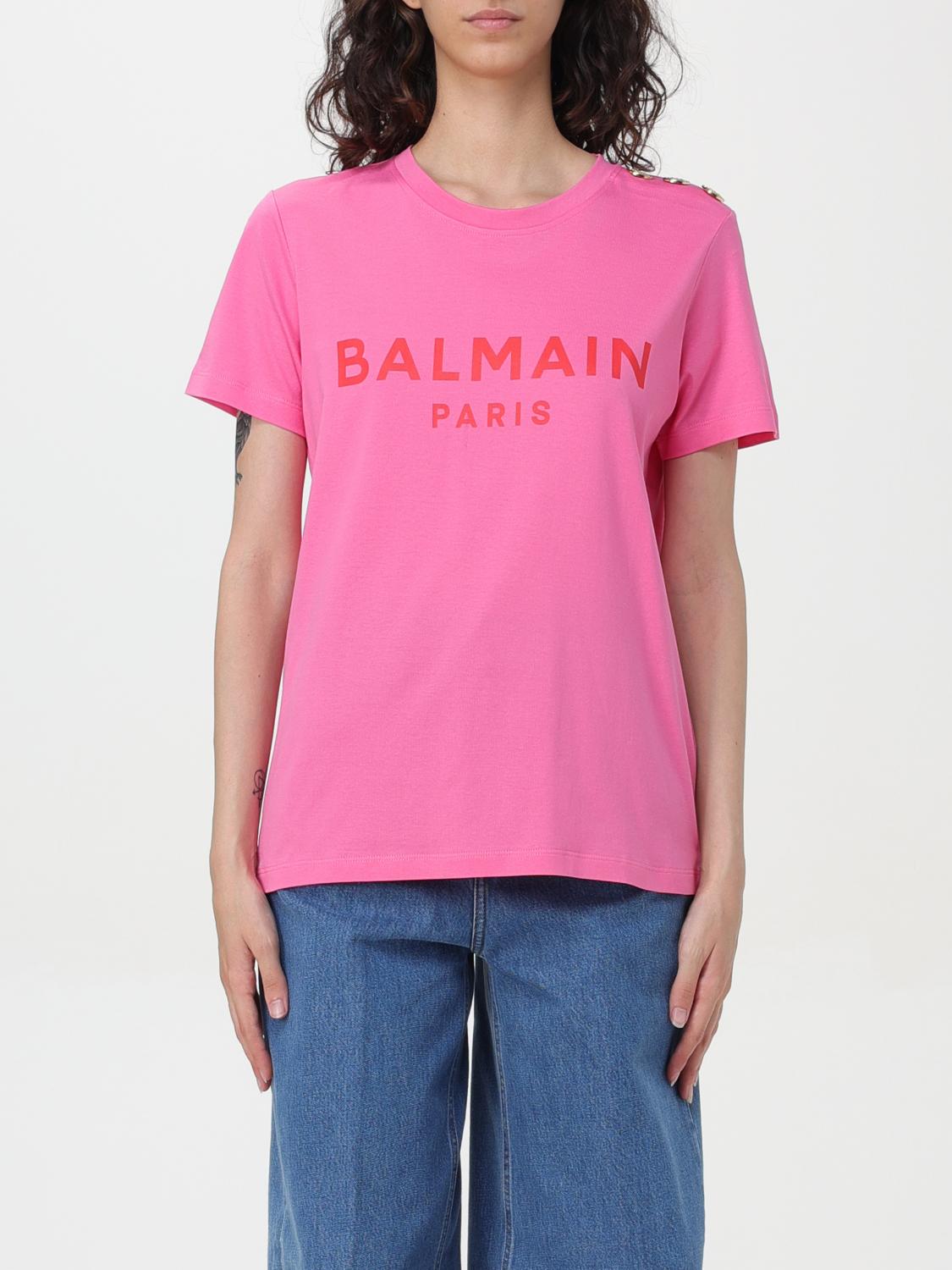 Balmain T-Shirt BALMAIN Woman color Fuchsia