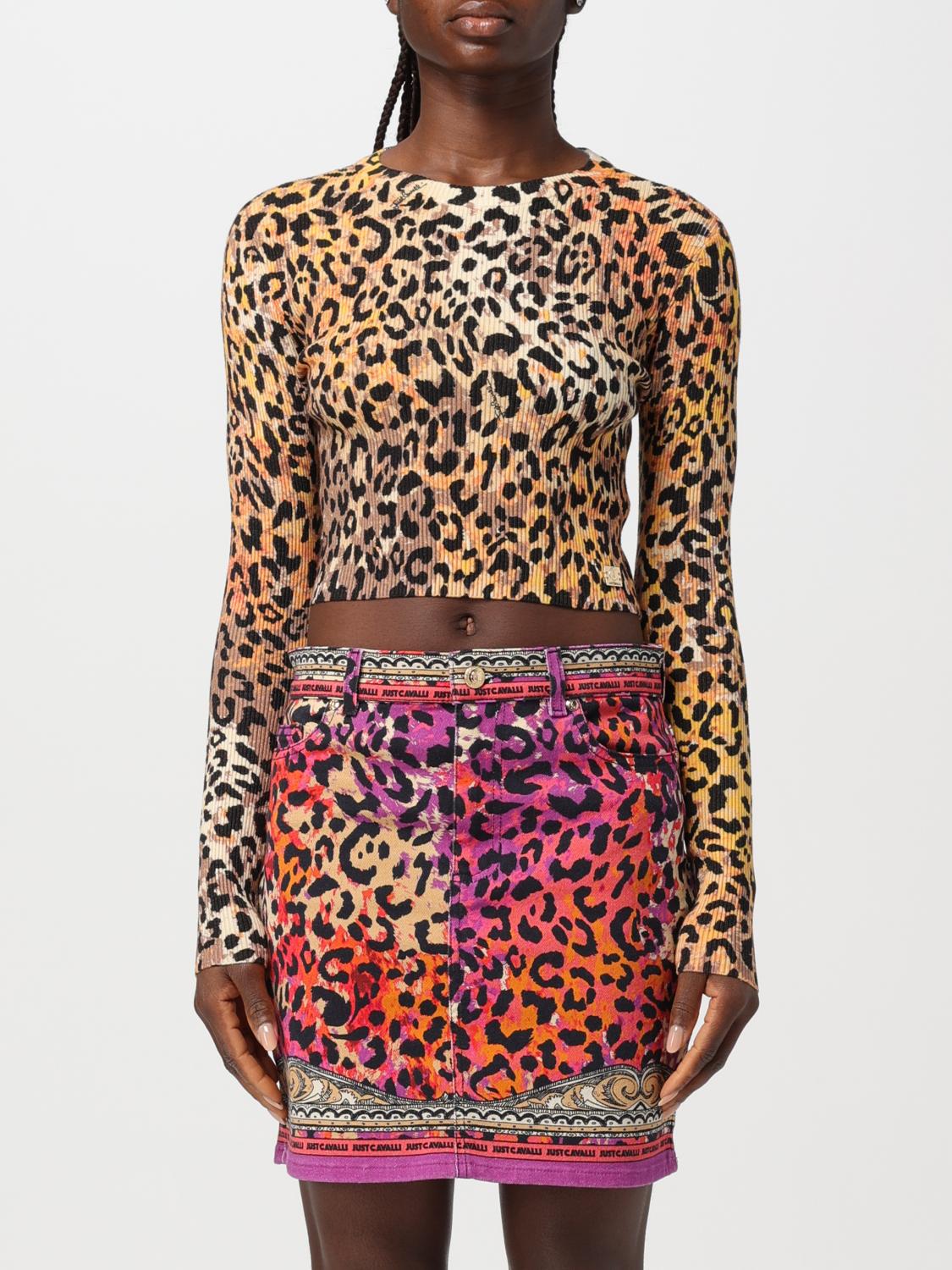 Just Cavalli Top JUST CAVALLI Woman colour Brown