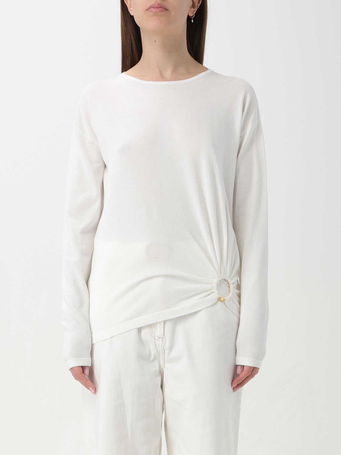 Elisabetta Franchi Jumper ELISABETTA FRANCHI Woman colour Ivory