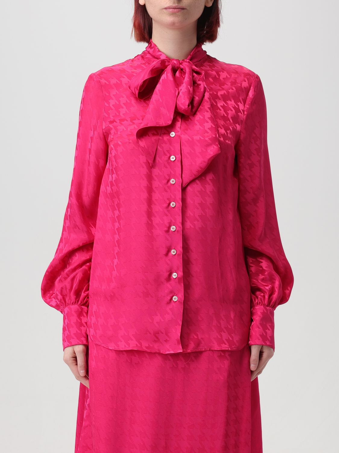 Msgm Shirt MSGM Woman colour Fuchsia