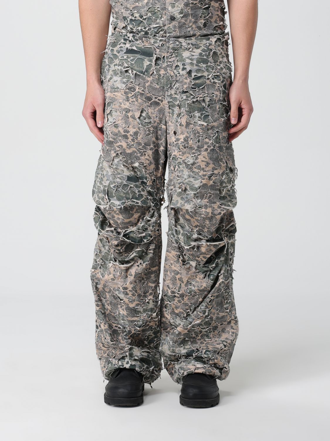 Diesel Trousers DIESEL Men colour Military