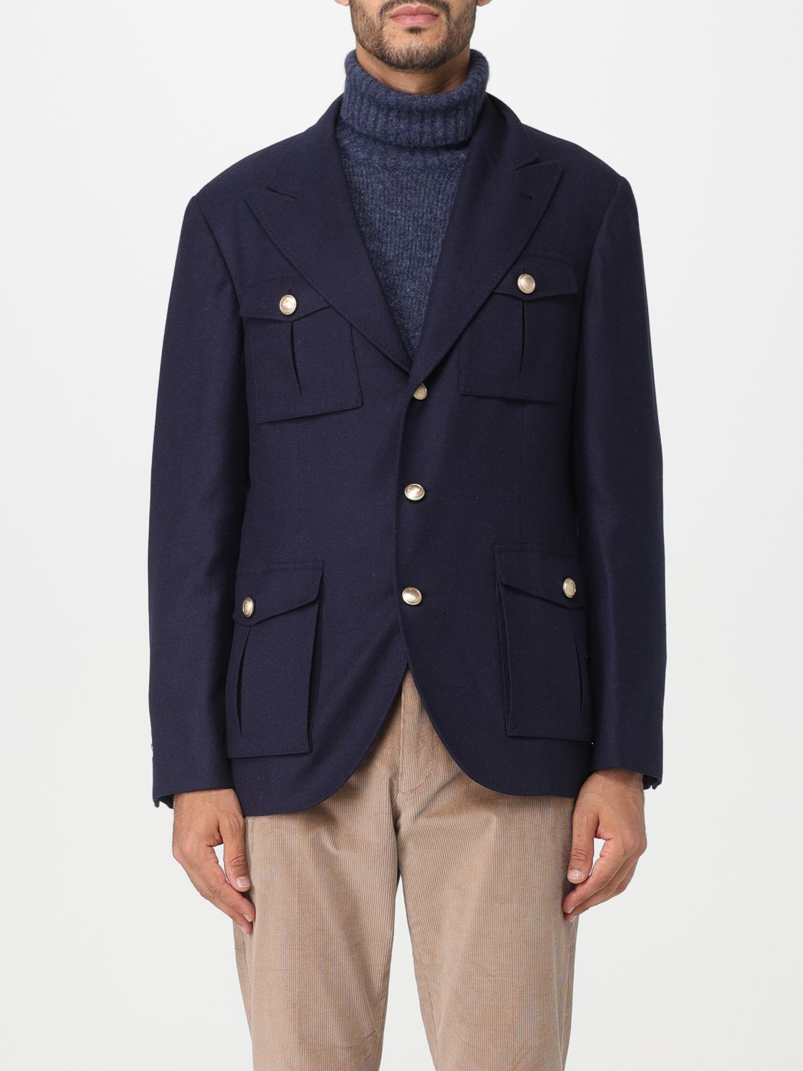 Brunello Cucinelli Blazer BRUNELLO CUCINELLI Men colour Navy