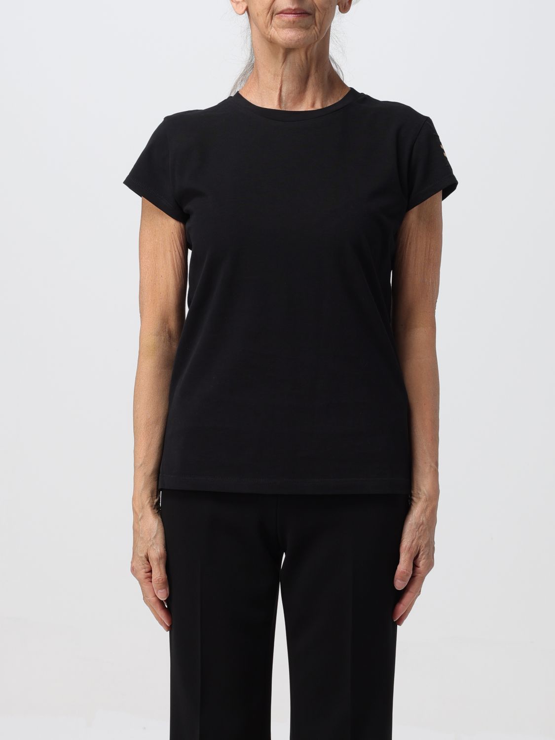 Elisabetta Franchi T-Shirt ELISABETTA FRANCHI Woman colour Black