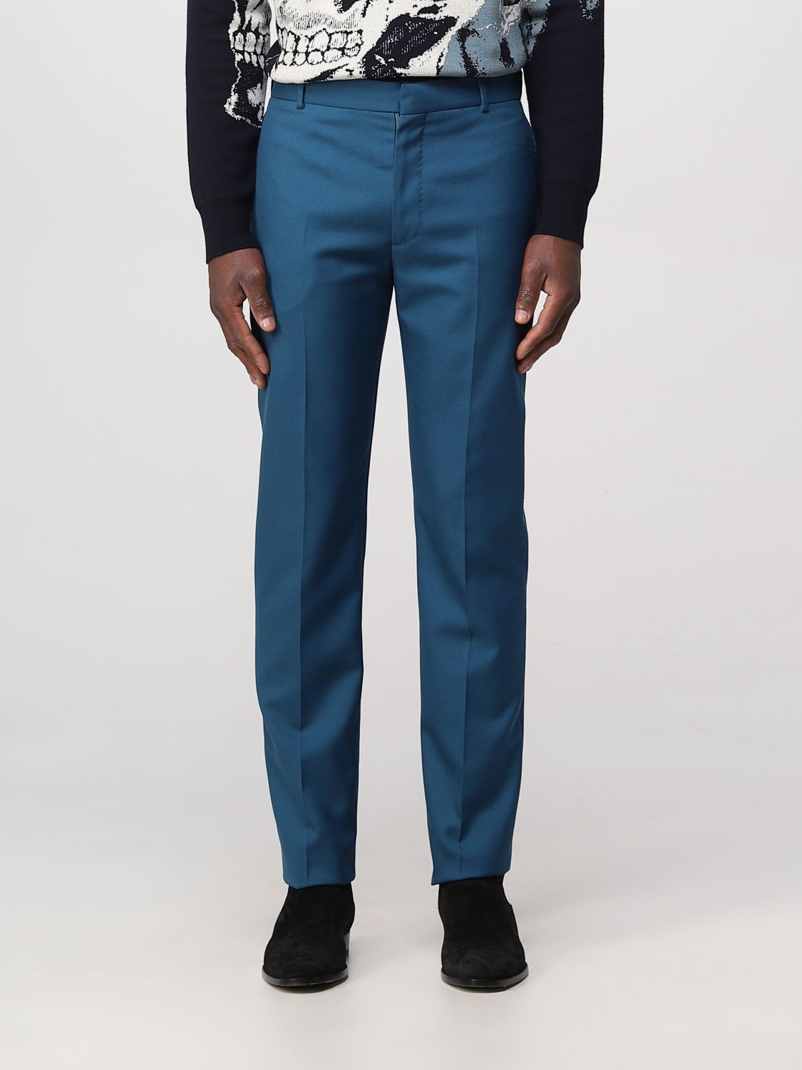 Alexander McQueen Trousers ALEXANDER MCQUEEN Men colour Blue 1