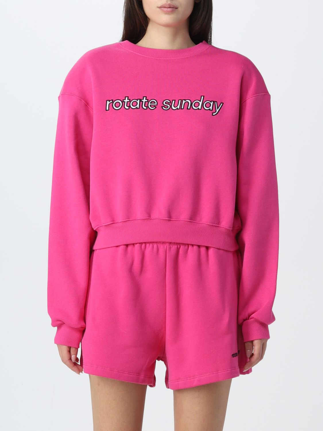 Rotate Sweatshirt ROTATE Woman colour Fuchsia