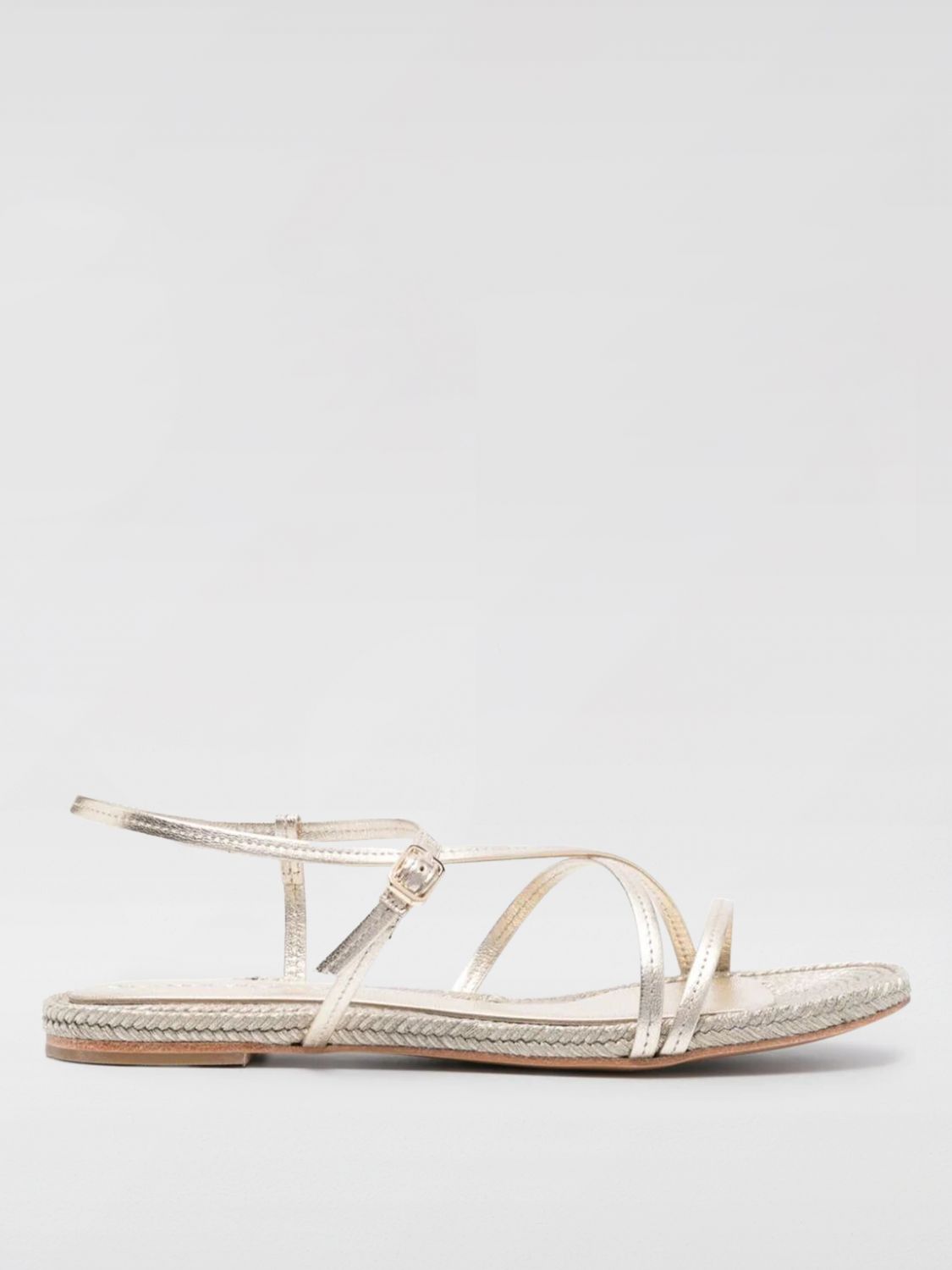 Paloma Barcelò Flat Sandals PALOMA BARCELÒ Woman colour Champagne