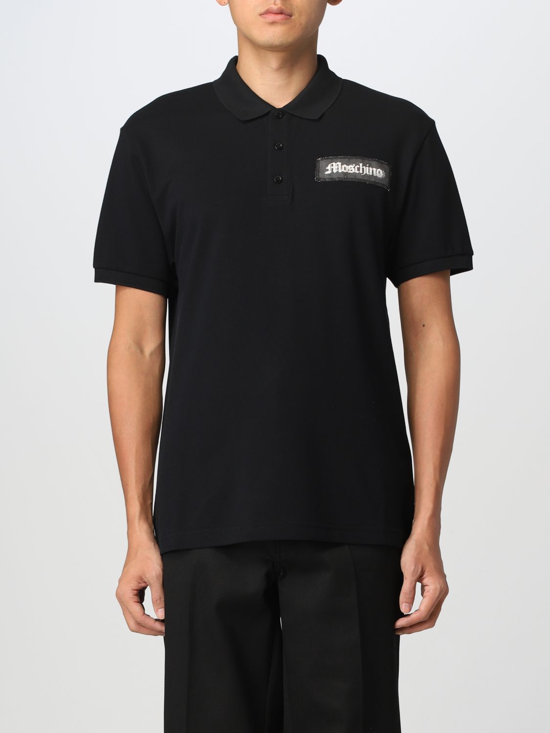 Moschino Couture Polo Shirt MOSCHINO COUTURE Men colour Black