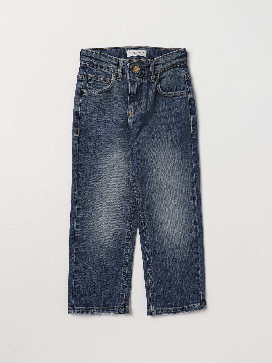 Golden Goose Jeans GOLDEN GOOSE Kids colour Blue