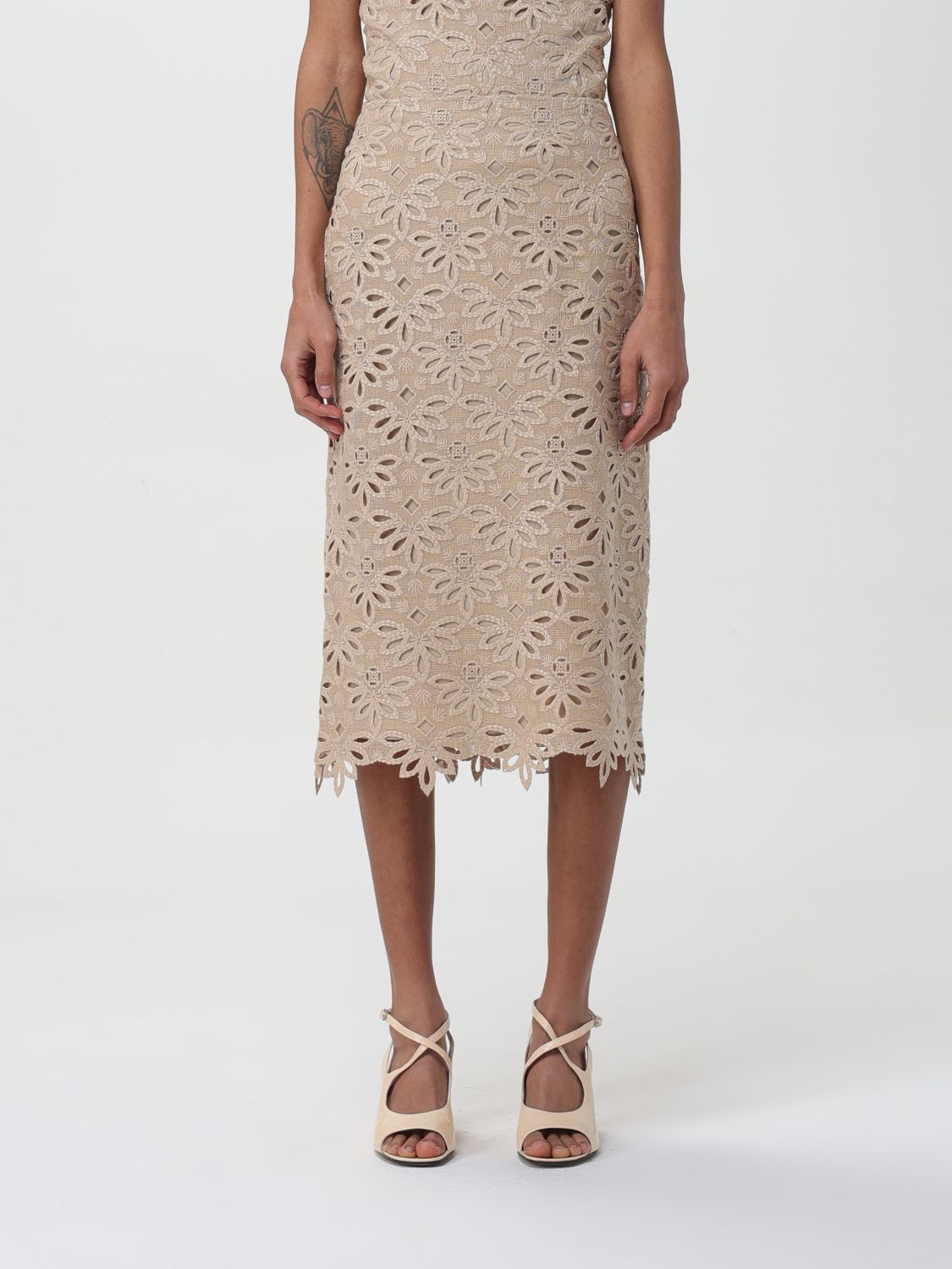 Ermanno Scervino Skirt ERMANNO SCERVINO Woman colour Beige