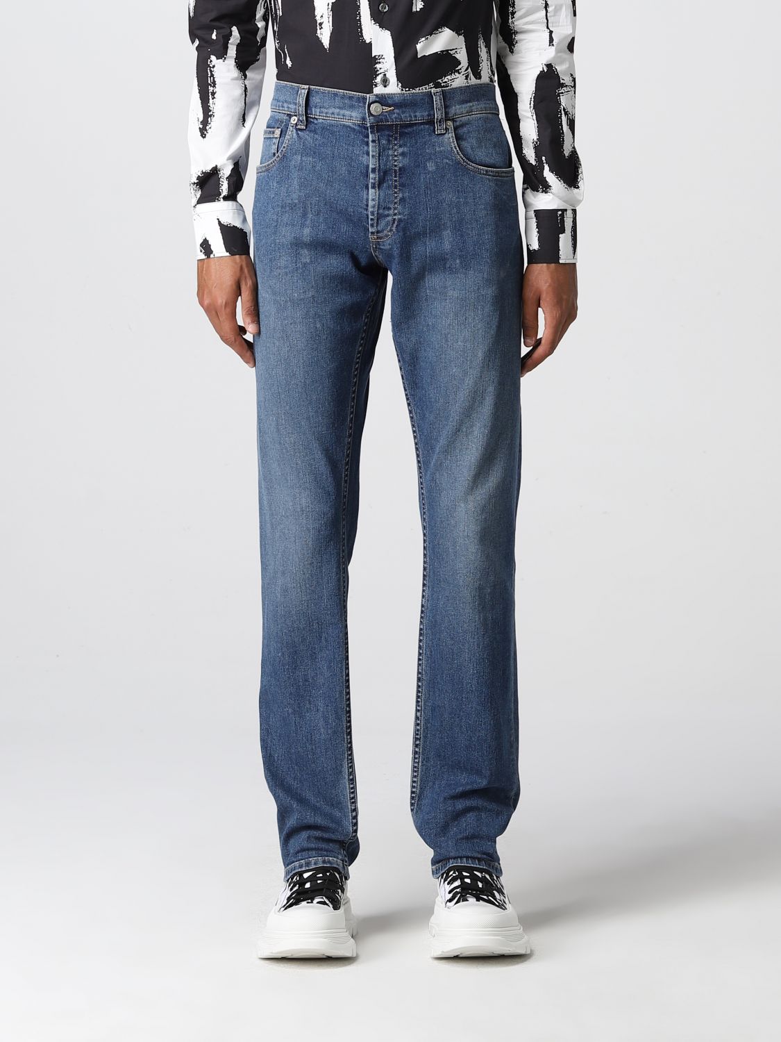 Alexander McQueen Trousers ALEXANDER MCQUEEN Men colour Blue