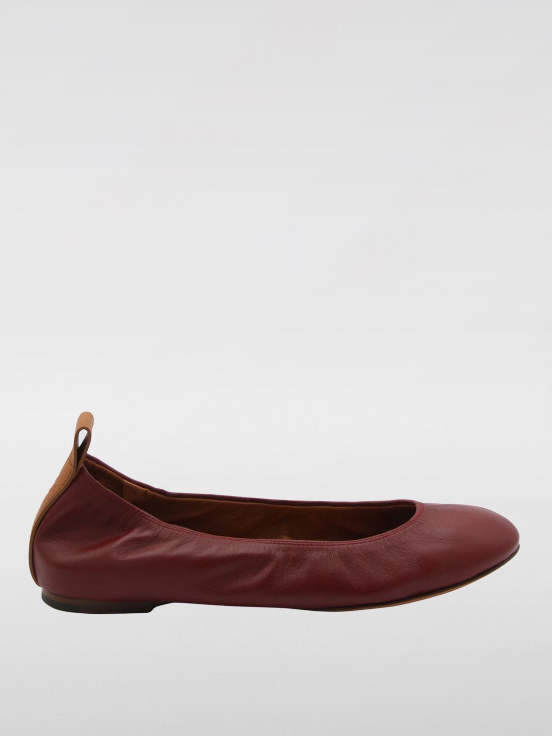 Lanvin Ballet Flats LANVIN Woman color Burgundy