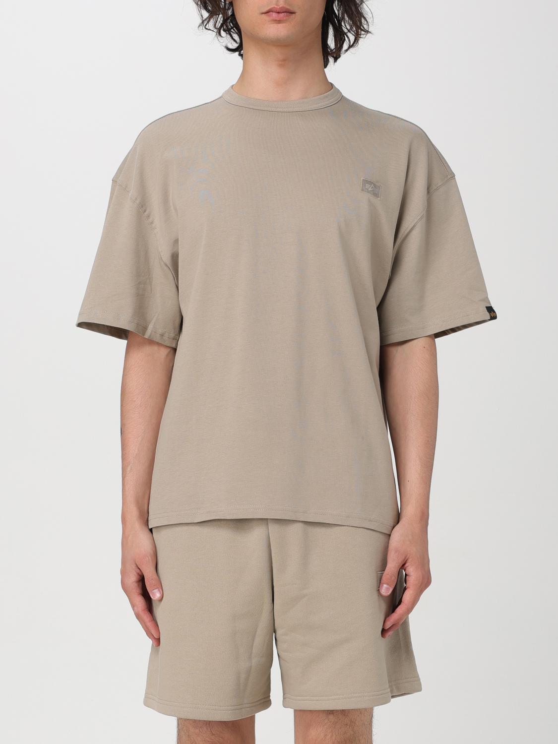 Alpha Industries T-Shirt ALPHA INDUSTRIES Men colour Sand