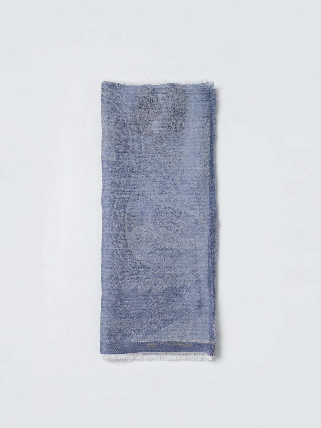 Etro Scarf ETRO Woman colour Navy