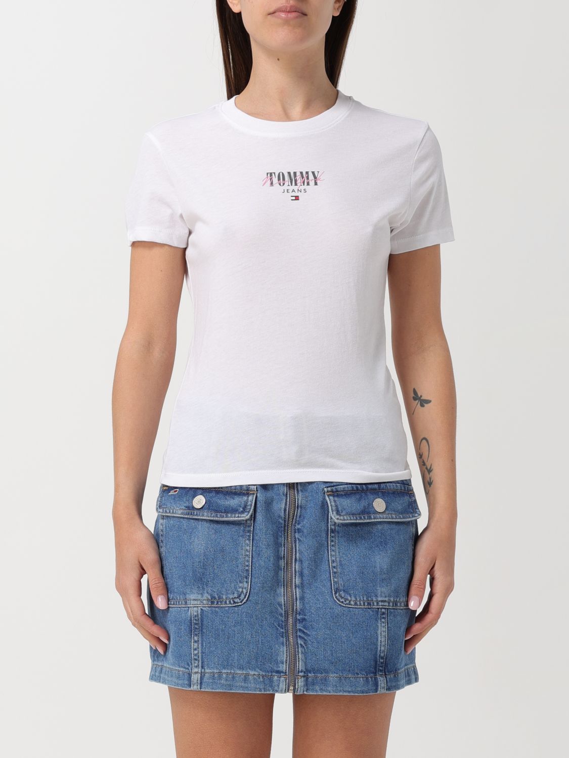 Tommy Jeans T-Shirt TOMMY JEANS Woman colour White