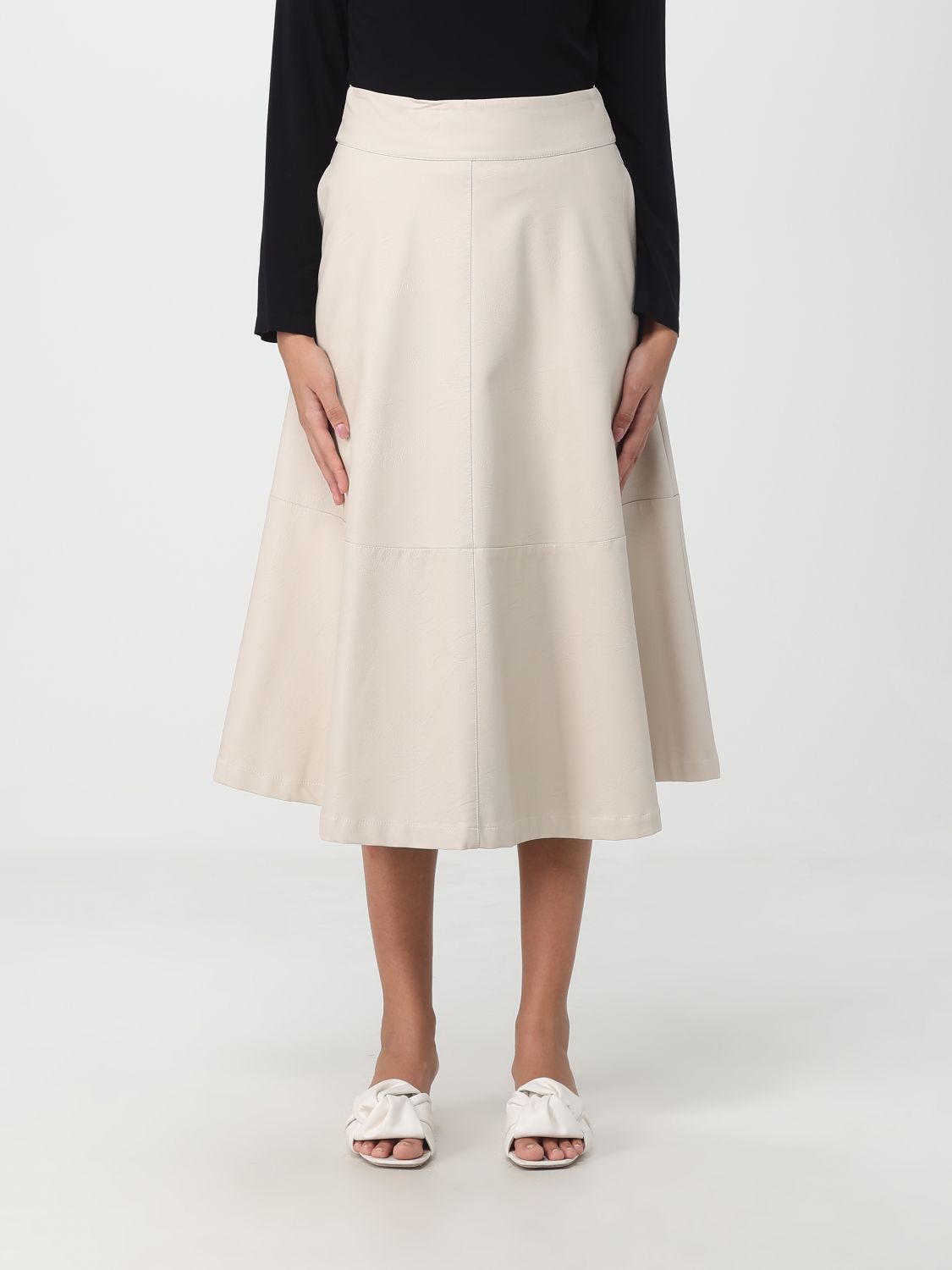 Alessia Santi Skirt ALESSIA SANTI Woman colour Yellow Cream