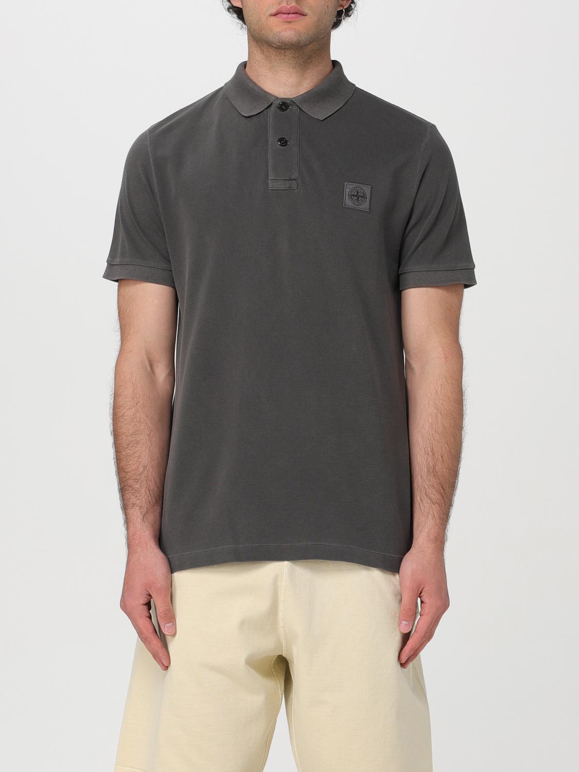 Stone Island Polo Shirt STONE ISLAND Men colour Black