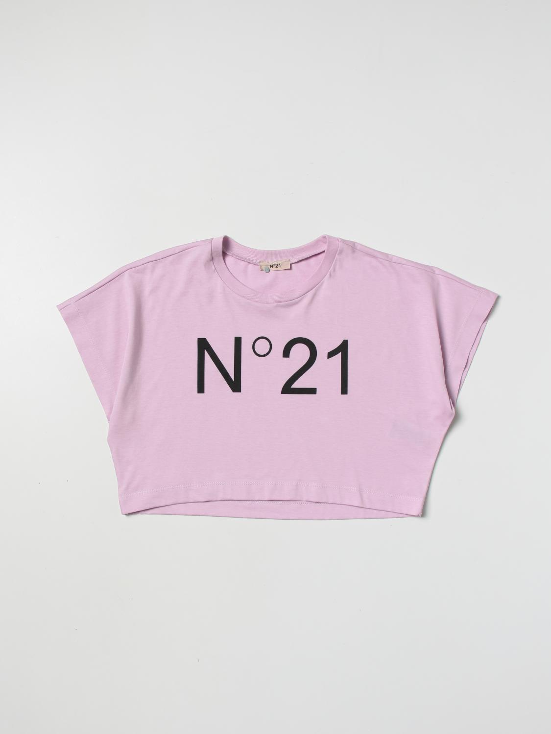 N° 21 T-Shirt N° 21 Kids colour Lilac