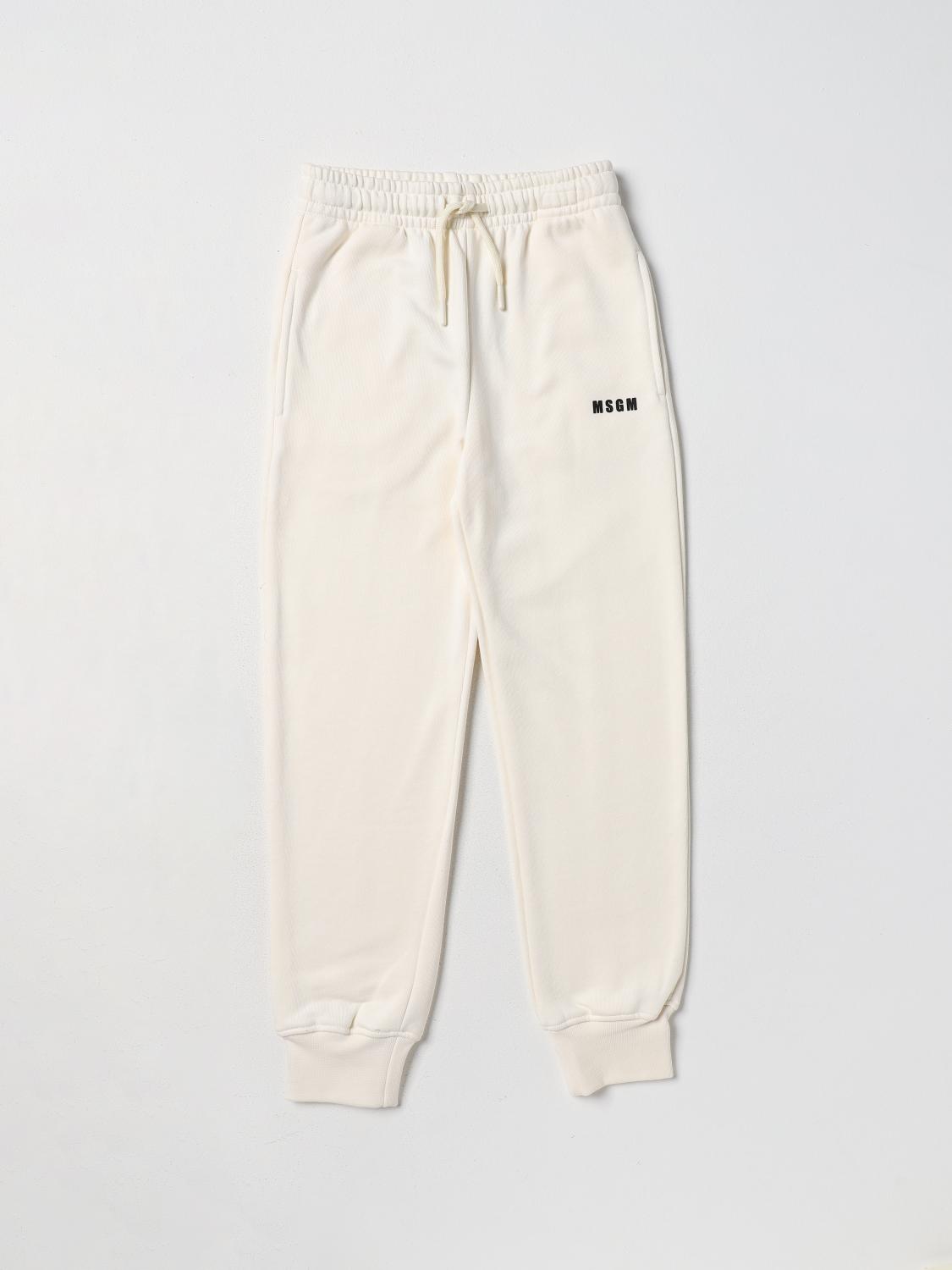 Msgm Kids Trousers MSGM KIDS Kids colour Cream