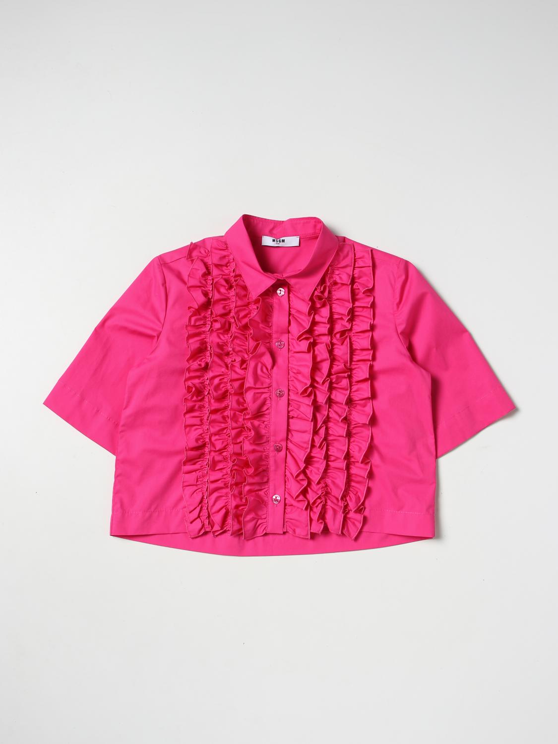 Msgm Kids Shirt MSGM KIDS Kids colour Fuchsia