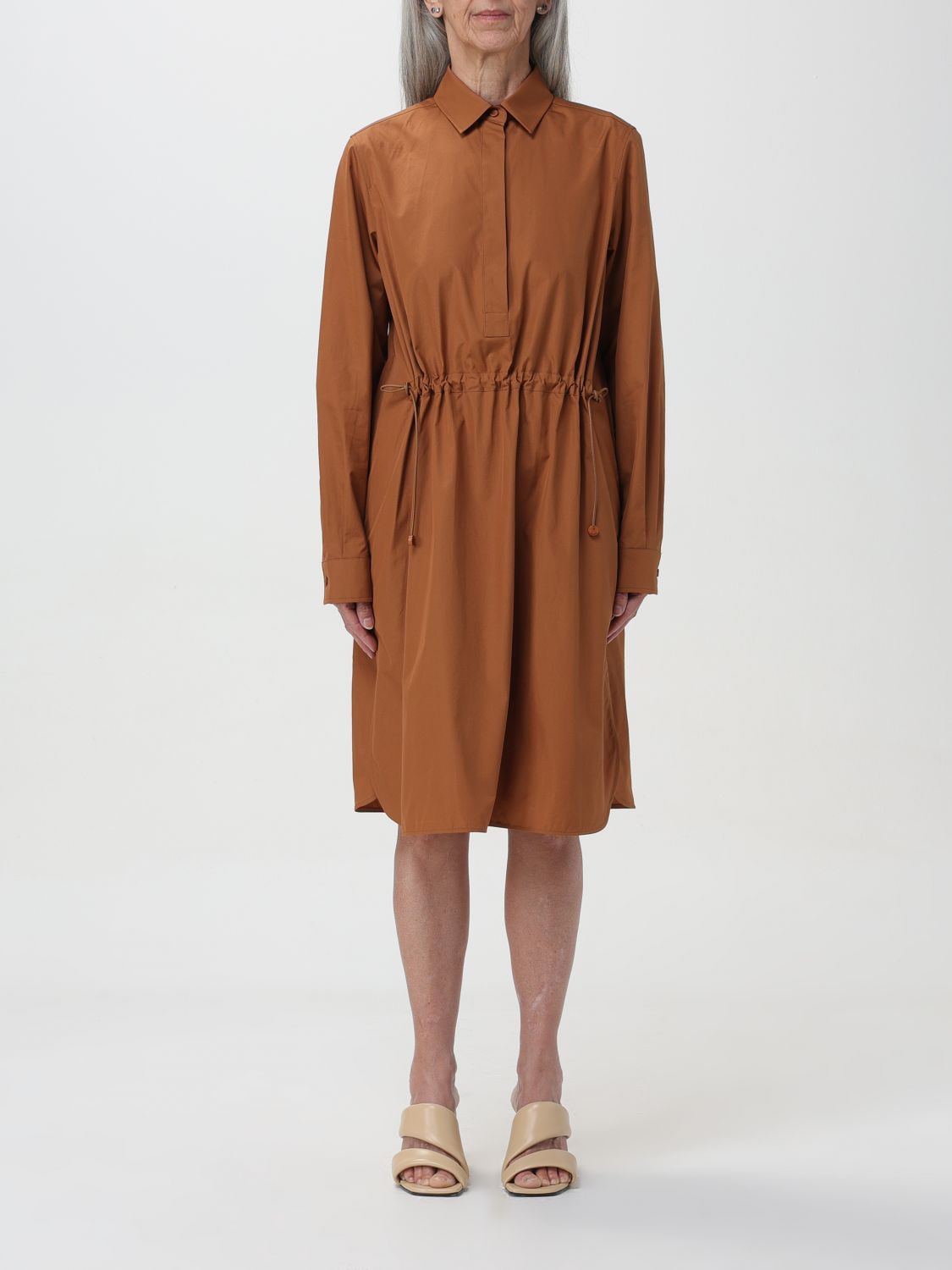 Max Mara Dress MAX MARA Woman colour Leather