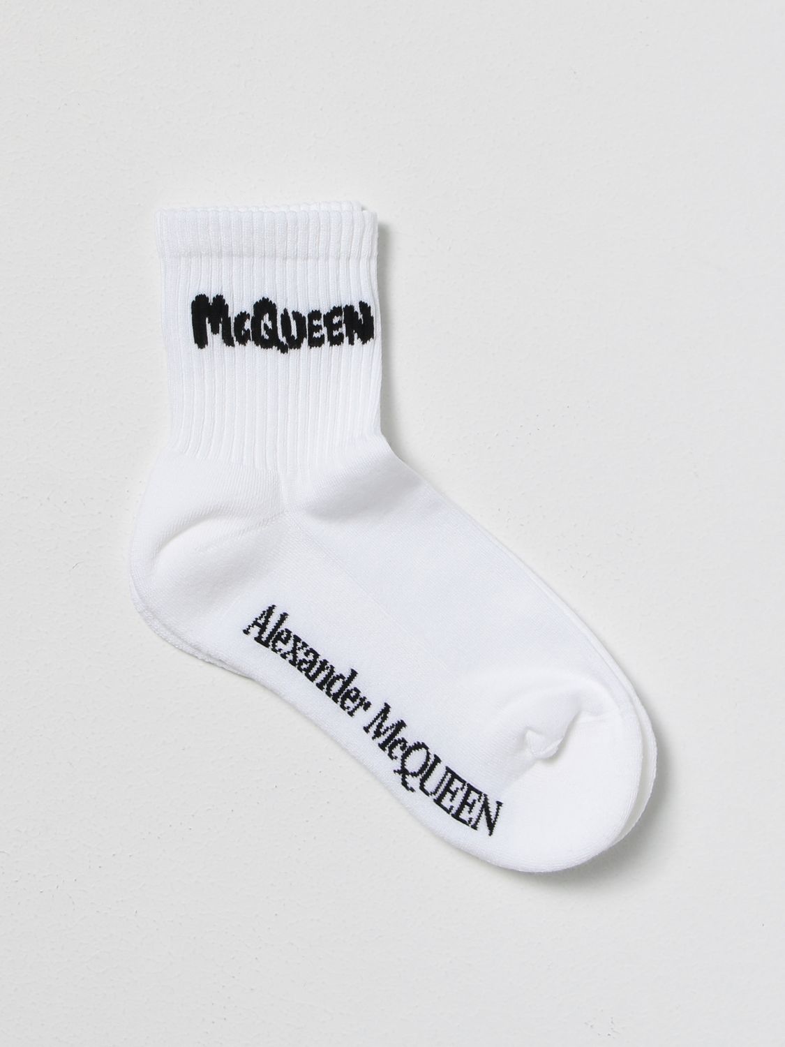 Alexander McQueen Socks ALEXANDER MCQUEEN Woman colour White