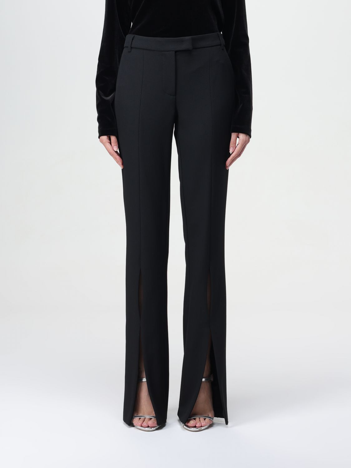 Versace Jeans Couture Trousers VERSACE JEANS COUTURE Woman colour Black