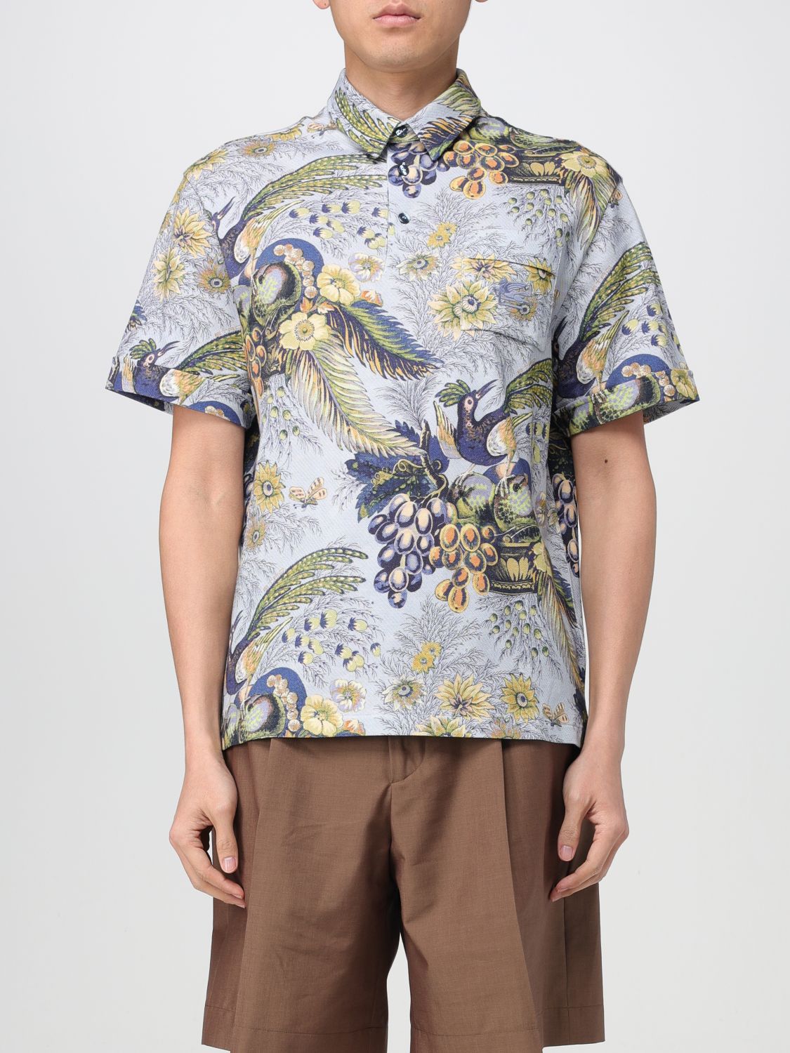 Etro Polo Shirt ETRO Men colour Gnawed Blue